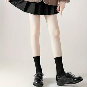 Solid Color <b>Socks</b> Black <b>White</b> Multiple Style Soft Breathable <b>Sports</b> Men's Women's Summer Autumn Business <b>Socks</b> - Product Image 4