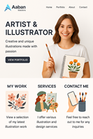 Artista o Ilustrador Servicios de diseño de sitios web Agencia de desarrollo web calificada que ofrece soluciones comerciales en línea confiables