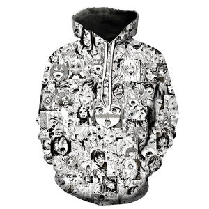 Venta al por mayor profesional digital impreso sublimación completa impresión casual Sudadera con capucha de los hombres Hip Hop ropa de calle sudaderas con capucha - Product Image 3