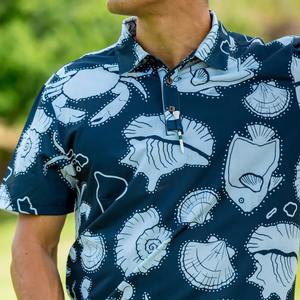 Hombres para crear su propio logotipo poliéster 180 gramos Golf ropa Dry Golf camiseta sublimación hombres Golf Polos - Product Image 2