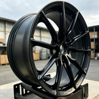 Nouvelles jantes en alliage d'aluminium forgé noir JWYC 18-22 pouces 5x112/5x120, jantes personnalisées avec ET 20 mm/25 mm pour Audi Mercedes