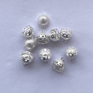 Cuentas Espaciadoras de Plata de Ley 925 de 14 mm, Chapadas en Oro de 18K, con Forma de Flor, para Fabricación de Pendientes Hechos a Mano - Product Image 2