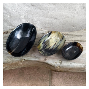 Cuenco de cuerno de búfalo de la mejor calidad para utensilios de cocina, cuenco de cuerno profundo hecho a mano con cuenco de Color de cuerno Natural a la venta - Product Image 5