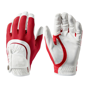 Nuevo estilo, guantes de Golf de cuero Cabretta blanco, tela transpirable, logotipo personalizado, Material suave, guantes de Golf de piel de oveja duraderos - Product Image 1
