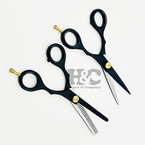 Wholesale New Straight Grooming Scissors Stainless Steel Straight High Quality Barber Scissors Sustainable Custom Logo Offer