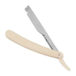 Maquinilla de afeitar Cuchilla desechable con mango de plástico de acero inoxidable (acción plegable) - Product Image 1