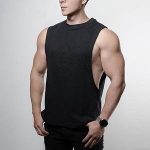 Oversized Sleeveless Gym Tank Top Bodybuilding <b>Stringer</b> <b>Vest</b> for <b>Men</b> Custom Logo Muscle Workout Tee Wholesale Supplier - Product Image 2