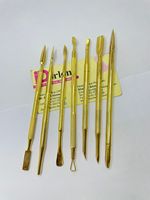 Dorlon Coupeur de cuticules en acier inoxydable plaqué or 5.5 "de haute qualité Soins personnels durables Fournitures pour ongles Outils de beauté