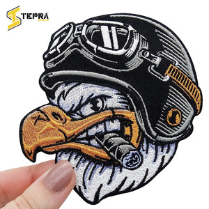 TEPRA SPORTS-Parches bordados personalizados de alta calidad, hechos a mano, buena venta de tela y fieltro, flor personalizada, formas de corazón - Product Image 4