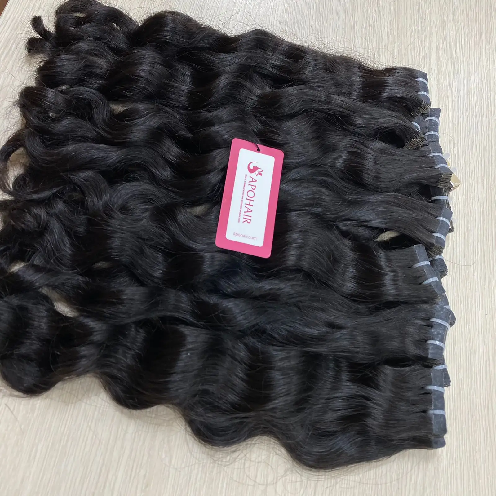 Raw One Donor Virgin Hair Extensions, Invisible Vietnamese Donor Hair Tape,Single Donor Cuticle Aligned Hair Tape Hair