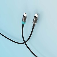 PD60W 1M Tipo-C Cable de carga rápida de color negro de tipo C