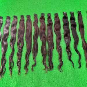 ช่อผมมนุษย์แท้100% สำหรับเด็กหญิงและสตรีผมต่อเดี่ยวสีธรรมชาติ - Product Image 2