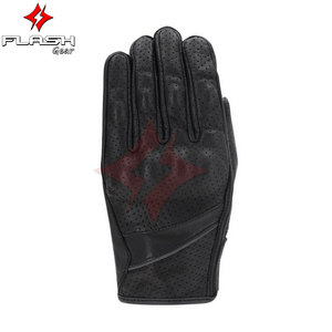 Guantes de Motocicleta de Cuero Premium Perforados de Color Personalizado Unisex, Guantes de Motociclismo de Cuero Genuino Transpirables para Deportes - Product Image 2