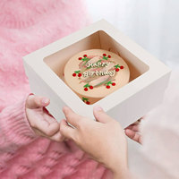Etiqueta de Cartón de Tamaño Personalizado, Fácil de Plegar, Blanca, Biodegradable, Estampada en Caliente, Impresa Digitalmente, para Pasteles, Repostería y Productos de Panadería
