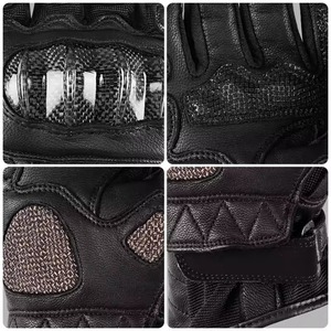 Guantes de moto de materiales personalizados para hombre y mujer con tu propio logotipo/Diseño, guantes de moto de carreras con rango bajo - Product Image 6