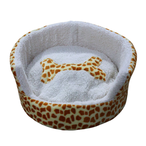 เตียงนอนสุนัขทรงกลมทันสมัย ทนทาน นุ่มสบาย แบบโดนัท บุด้วยขนสัตว์ ซักมือได้ สำหรับแมวและสุนัข ขายส่ง - Product Image 3