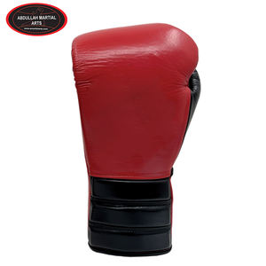 Guantes de Boxeo con Cordones de la Mejor Calidad, Color Rojo y Negro, Logotipo Personalizado, Nuevo Modelo, del Mejor Proveedor, por ABDULLAH MARTIAL ARTS - Product Image 2