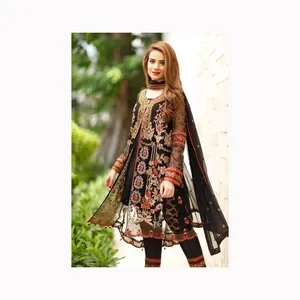 Son tasarımcı pakistan elbiseler moda arapça elbiseler kadınlar Salwar Kameez dünya çapında tedarikçi ve ihracatçı için