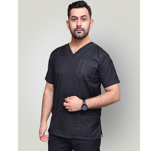 Uniformes de traje de hospital para hombres adultos hechos a medida para conjuntos médicos de manga corta para hombres - Product Image 6