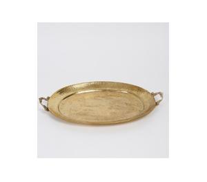 Plateau profond de service en cuivre personnalisé plateau de service de table nouvellement fantaisie pas cher plateau de service fait à la main en gros plateau de service en cuivre - Product Image 6