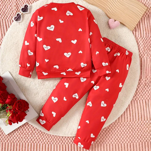 Chándal Personalizado para Niñas, Estampado Informal, Talla Grande, Algodón/Poliéster de Alta Calidad, OEM con Logotipo Personalizado - Product Image 2