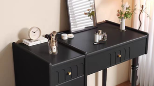 Mesa de Maquillaje de Fácil Montaje, Mueble de Dormitorio - Product Image 4