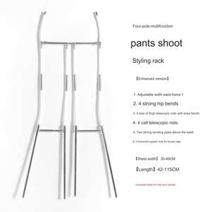 Estante de moldeo de tiro para pantalones multifuncional de cuatro barras, maniquíes, ropa, accesorios de tiro, colgador Invisible y estante para pantalones - Product Image 2