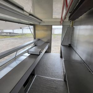 Carrito de Comida Rápida de Fibra de Vidrio de 26 pies, Económico, para Hot Dogs, Dulces y Chips, con Estructura de Acero Inoxidable Resistente a la Corrosión - Product Image 4