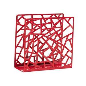 Elegante servilletero de metal para mesa de comedor, cocina o cafetería, elegante y duradero organizador de pañuelos de mesa - Product Image 2