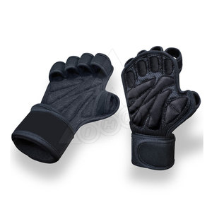 Meilleure vente Gants d'haltérophilie unisexes en cuir Gants d'entraînement respirants avec logo personnalisé pour la salle de sport Taille homme - Product Image 2