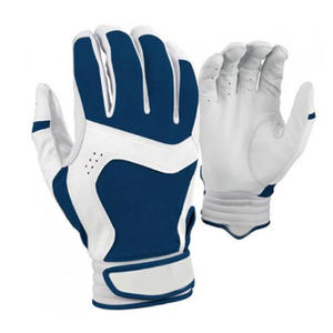 Customized Professional Leather Baseball Batting Gloves <b>Velcro</b> <b>Strap</b> Durable Design baseball batting gloves - Product Image 1