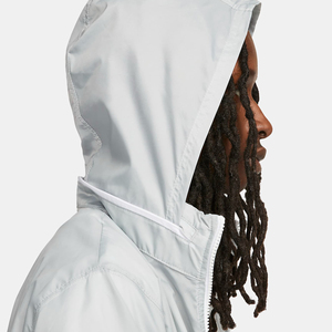 Chándal de poliéster de alta calidad para hombre, conjunto cortavientos con capucha de 2 piezas, talla grande XL, estampado sólido para correr en invierno, venta al por mayor de OEM - Product Image 3