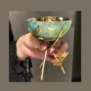 Newest Design Metal <b>Sweets</b> <b>Box</b> Gold And Green Color Table Top <b>Sweets</b> Chocolates <b>Box</b> With Prime Quality - Product Image 5