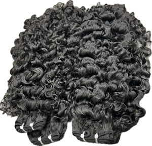Cheveux bouclés birmans les plus vendus en paquet brut, 100% cheveux vierges bruts cheveux bouclés vietnamiens, extension de cheveux humains pour les femmes noires - Product Image 1