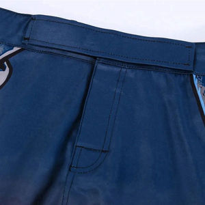 Shorts MMA en toile mi-longue décontractés, confortables, respirants, imperméables, teints en uni, de haute qualité pour hommes - Product Image 4