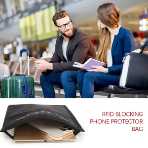 Anti-tracking Anti-espionnage Radiation Protège Tablette Téléphone Portable RFID Blocage <span class=keywords><strong>Protection</strong></span> Faraday Sacs pour Porte-clés de Voiture - Product Image 6