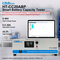 Probador de Baterías Heltec Energy 20A 40A 9-99V con Registro de Datos de Carga y Descarga para Baterías de Portátiles y Pequeños Productos Electrónicos