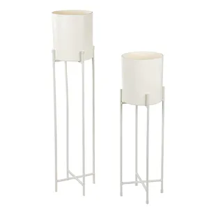 Latest Planter Metal <b>Plant</b> Pot <b>Stand</b> Black Coated 2 <b>Tier</b> Metal <b>Plant</b> <b>Stand</b> Home Indoor Outdoor Decor Usage in Wholesale - Product Image 5