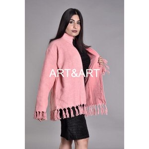 เสื้อแจ็คเก็ตผ้าควิลท์คุณภาพสูงคอลเลคชั่นใหม่ล่าสุดสำหรับผู้หญิง เสื้อคลุมผ้าฝ้ายลายซูซานี สไตล์โบฮีเมียน เสื้อโค้ทสั้นสำหรับฤดูหนาว - Product Image 4