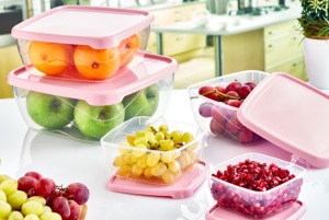 Contenedor de Almacenamiento de Plástico Cuadrado de 1.5 Litros, Libre de BPA, Hermético, a Prueba de Fugas, Apto para Alimentos, con Tapa Reutilizable y Apilable - Product Image 6