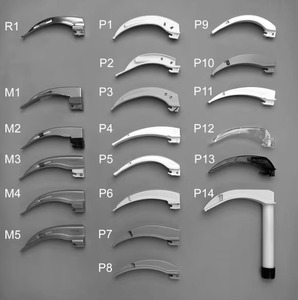 Laryngoscope Macintosh & Miller pour adultes et enfants, laryngoscope flexible à fibre optique, ensemble de lames, instruments chirurgicaux - Product Image 3