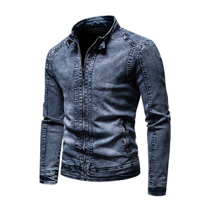 Logo personnalisé Veste en jean unie décontractée à manches longues pour hommes, tout nouveau style de veste en jean, fabriquée à partir de tissu de haute qualité - Product Image 3