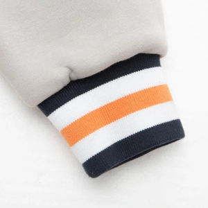 Top personalizado mejor béisbol Letterman Varsity chaquetas invierno lana Stand Collar con capucha High Street Style parches bordados tamaño XL - Product Image 4