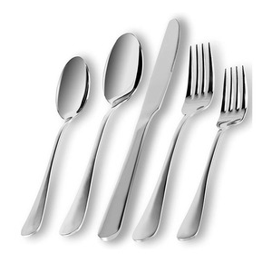 Venta al por mayor restaurante 4 piezas cubiertos de oro cena cucharas tenedores y cuchillo cubiertos de acero inoxidable para boda - Product Image 3