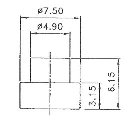 Bouchon d'étanchéité en caoutchouc pour trous noirs - Product Image 4