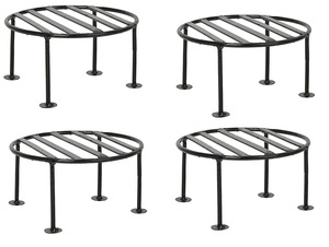 Luxury Flower Pot Top Classical Decorative Planter Vase Eco-Friendly Lightweight Vintage Metal Flower Vase Stand Outdoor Floor - Product Image 6