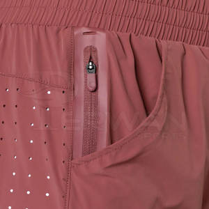 High Street Style Hommes Double Couche Shorts Couleur Personnalisée Solide Motif Élastique Mi Coton Tissu-Usine Fabrication Conception - Product Image 6