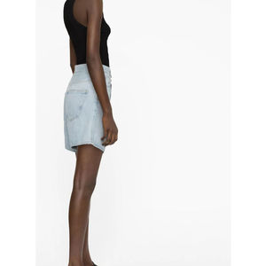 Nuevos pantalones cortos sexis de cintura alta, faldas multibolsillos de algodón, pantalones cortos informales de cintura alta para niñas, pantalones cortos tejidos transpirables lavados - Product Image 2