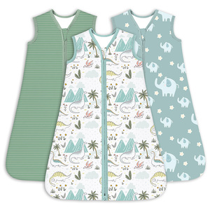 Sacos de Dormir para Bebé con Cremallera y Logotipo Personalizado, 0.5 1 TOG, Suaves, para Verano - Product Image 1