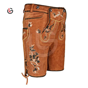 New Stylish Bavarian <b>Shorts</b> Cow Split <b>Men</b> Wholesale Price Customized Design Bavarian <b>Shorts</b> - Product Image 6